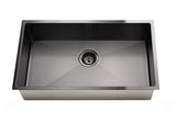 Kitchen Sink - Single Bowl 760 x 440 - Gunmetal Black - MKSP-S760440-GM
