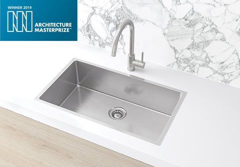 Kitchen Sink - Single Bowl 760 x 440 - PVD Brushed Nickel