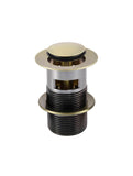Basin Pop Up Waste 32mm - Overflow / Slotted - PVD Tiger Bronze - MP04-A-PVDBB
