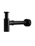 Meir Round Bottle Trap 32mm - Matte Black - MP05-R