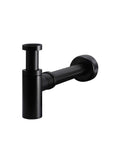 Round Bottle Trap for 32mm basin waste and 40mm outlet - Matte Black - MP05-R