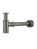 Round Bottle Trap for 32mm basin waste and 40mm outlet - Shadow - MP05-R-PVDGM