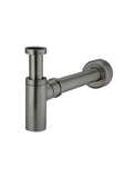 Round Bottle Trap for 32mm basin waste and 40mm outlet - Shadow - MP05-R-PVDGM