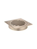 Square Floor Grate Shower Drain 100mm outlet - Champagne - MP06-100-CH