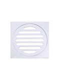 Square Floor Grate Shower Drain 100mm outlet - Polished Chrome - MP06-100-C