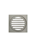 Square Floor Grate Shower Drain 100mm outlet - Shadow - MP06-100-PVDGM