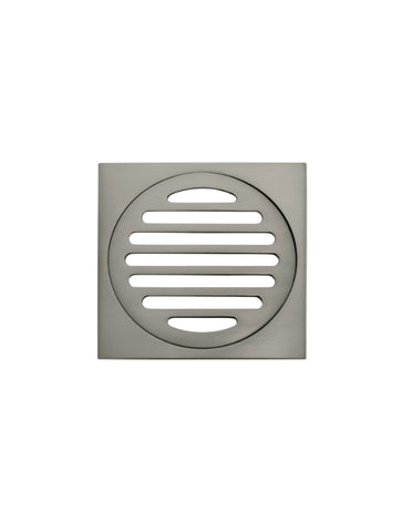 Square Floor Grate Shower Drain 100mm outlet - Shadow