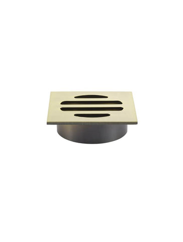 Meir Floor Shower Grate - 50mm - Tiger Bronze Gold