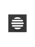 Square Floor Grate Shower Drain 80mm outlet - Matte Black - MP06-80