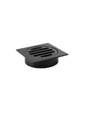 Square Floor Grate Shower Drain 80mm outlet - Matte Black - MP06-80