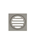 Square Floor Grate Shower Drain 80mm outlet - Shadow - MP06-80-PVDGM