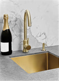 Round Kitchen Mixer Tap - PVD Tiger Bronze - MK03-PVDBB