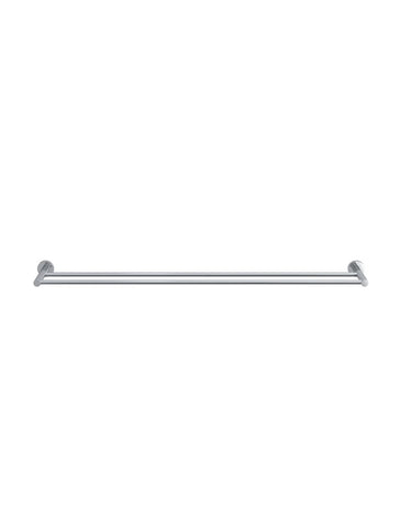 Round Double Towel Rail 900mm - Polished Chrome