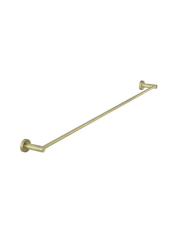 Meir Round Single Towel Rail 90cm - Tiger Bronze Gold