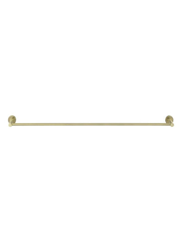 Meir Round Single Towel Rail 90cm - Tiger Bronze Gold