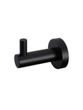 Round Matte Black Robe Hook - MR03-R