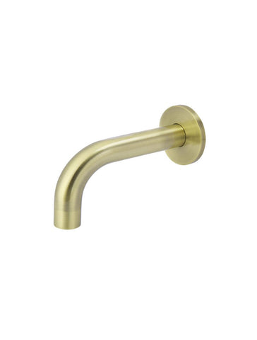 Round Curved Spout 130mm - PVD Tiger Bronze