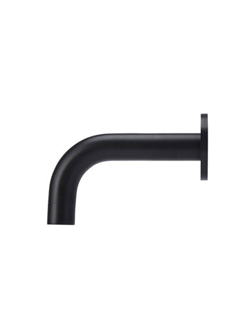 Round Curved Spout 130mm - Matte Black