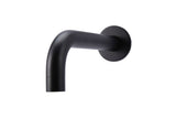 Round Curved Bath Spout - Matte Black - MS05