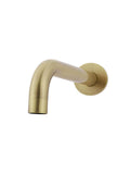 Round Curved Bath Spout - PVD Tiger Bronze - MS05-PVDBB