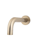 Round Curved Bath Spout - Champagne - MS05-CH