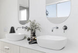 Round Wall Mixer - Polished Chrome - MW03-C