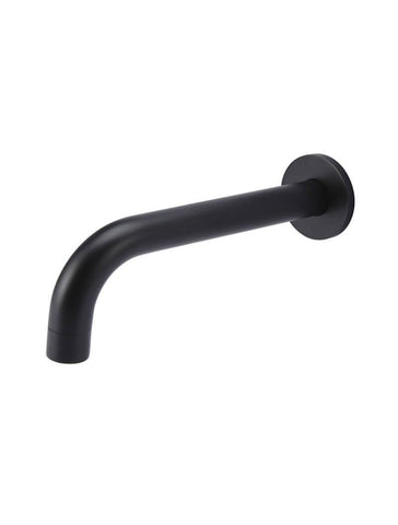 Round Curved Bath Spout - Matte Black
