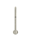 Round High-Rise Swivel Wall Spout - PVD Brushed Nickel - MS07-PVDBN