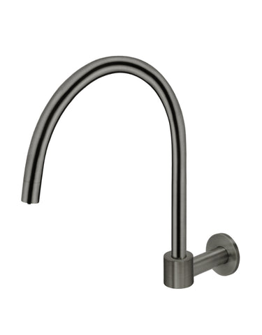 Round High-Rise Swivel Wall Spout - Shadow