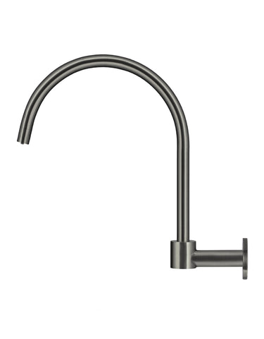 Round High-Rise Swivel Wall Spout - Shadow