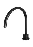 Meir Round High-Rise Swivel Hob Spout - Matte Black - MS08