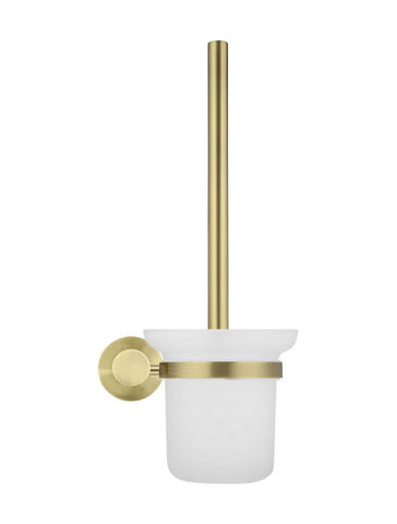 Round Toilet Brush & Holder - Tiger Bronze (SKU:MTO01-R-BB) by Meir