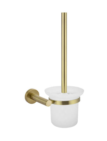 Round Toilet Brush & Holder - Tiger Bronze (SKU:MTO01-R-BB) by Meir