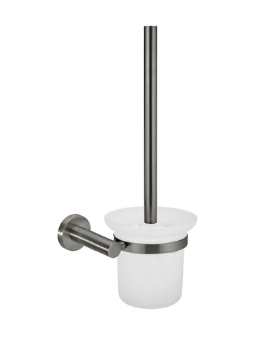 Round Toilet Brush & Holder - Shadow