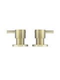 Round Quarter Turn Wall Top Assemblies - PVD Tiger Bronze - MW06-PVDBB