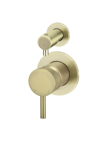 Round Diverter Mixer - Tiger Bronze Gold