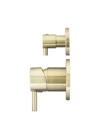 Round Diverter Mixer - Tiger Bronze Gold