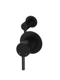 Round Diverter Mixer - Matte Black - MW07TS