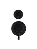 Round Diverter Mixer - Matte Black - MW07TS