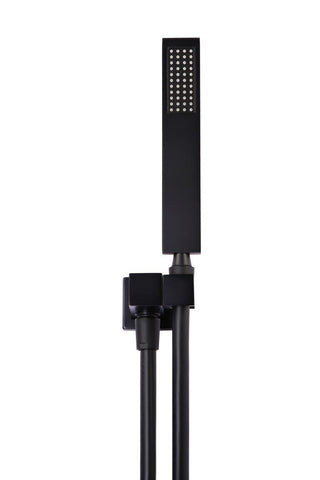 Meir Square Hand-shower on Bracket - Matte Black