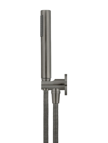 Round Hand Shower on Fixed Bracket - Shadow