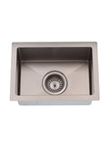 Bar Sink - Single Bowl 382 x 272 - PVD Brushed Nickel - MKSP-S322222-NK