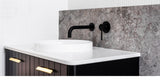 Round Curved Bath Spout - Matte Black - MS05