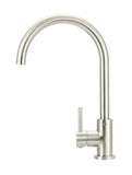 Round Kitchen Mixer Tap - PVD Brushed Nickel - MK03-PVDBN