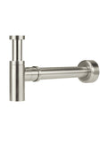 Round Bottle Trap for 32mm basin waste and 40mm outlet - PVD Brushed Nickel - MP05-R-PVDBN