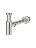 Round Bottle Trap for 32mm basin waste and 40mm outlet - PVD Brushed Nickel - MP05-R-PVDBN
