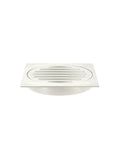Square Floor Grate Shower Drain 100mm outlet - PVD Brushed Nickel - MP06-100-PVDBN