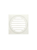 Square Floor Grate Shower Drain 100mm outlet - PVD Brushed Nickel - MP06-100-PVDBN