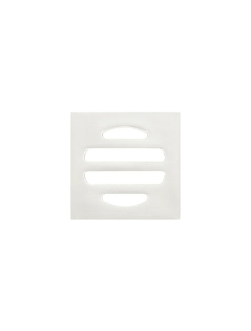Square Floor Grate Shower Drain 50mm outlet - PVD Brushed Nickel