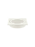 Square Floor Grate Shower Drain 80mm outlet - PVD Brushed Nickel - MP06-80-PVDBN